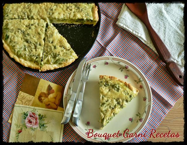 Tarta de espárragos Tarta de espárragos