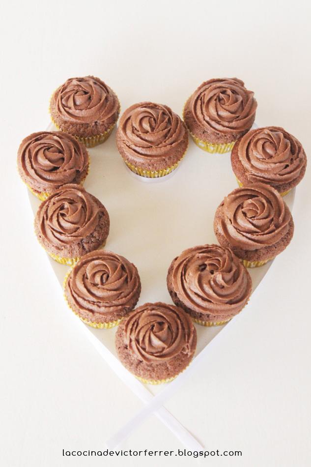 Cupcakes de chocolate. Cupcakes de chocolate.