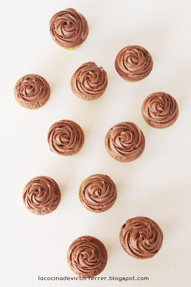 Cupcakes de chocolate. Cupcakes de chocolate.
