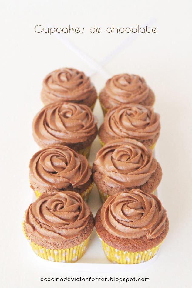 Cupcakes de chocolate. Cupcakes de chocolate.