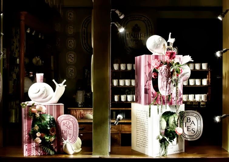 escaparatismo: caracoles y Diptyque! escaparatismo: caracoles y Diptyque!