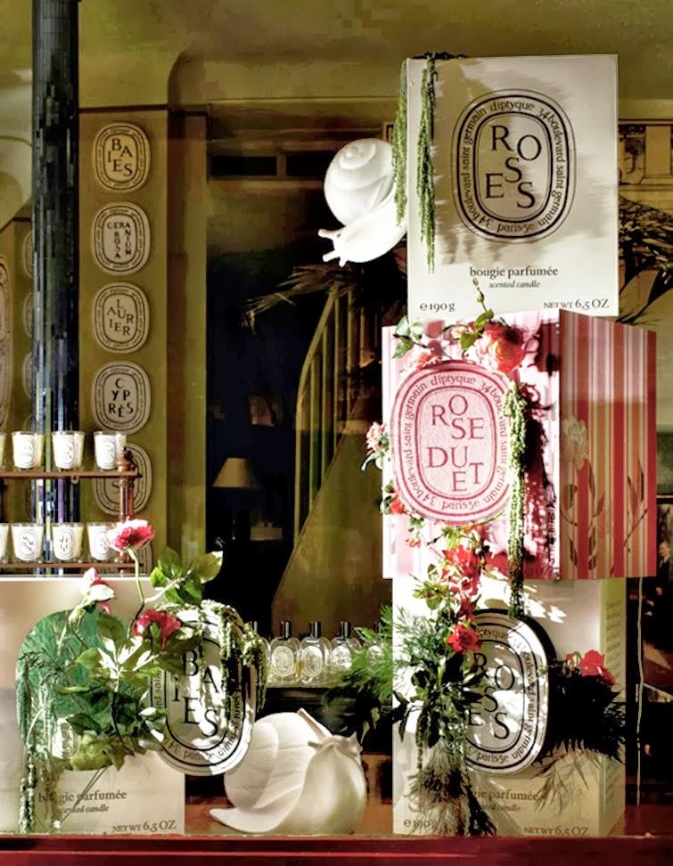 escaparatismo: caracoles y Diptyque! escaparatismo: caracoles y Diptyque!