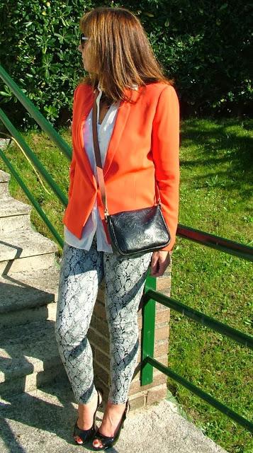 MIS LOOKS - BLAZIER Y PITILLO SNAKE PRINT MIS LOOKS - BLAZIER Y PITILLO SNAKE PRINT