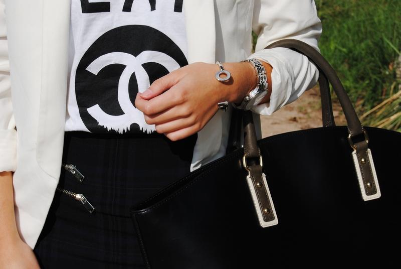 Plaid skirt. Plaid skirt.