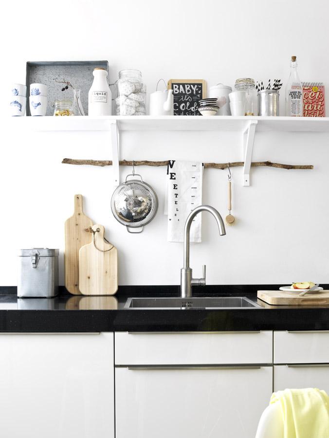 Escandinavo blanco y negro white kitchen