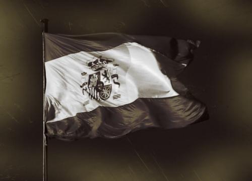 España en blanco y negro reloaded bandera española