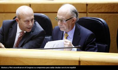 Montoro provoca un incendio con sus declaraciones sobre el cine. ¡Corten! Montoro provoca un incendio con sus declaraciones sobre el cine. ¡Corten!