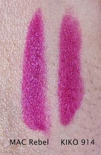 Rebel MAC vs 914 KIKO Rebel MAC vs 914 KIKO