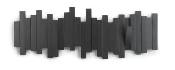 Decorar con percheros II stick negro