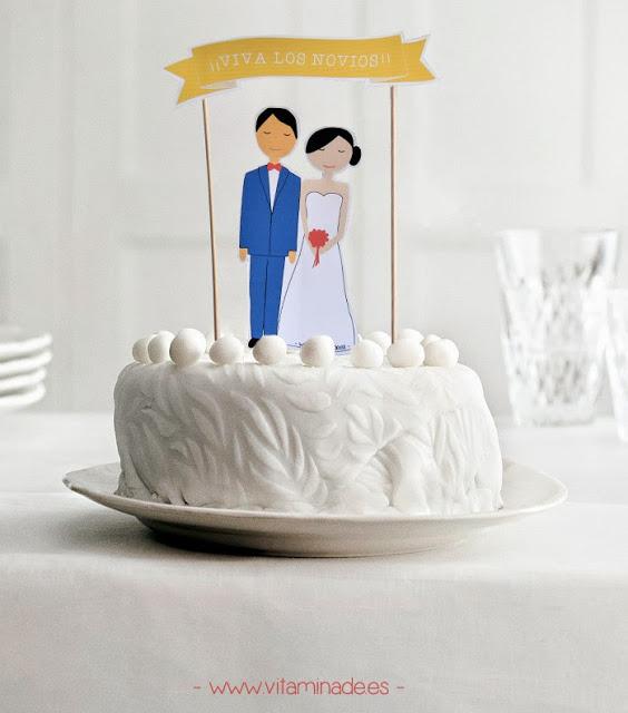 Para vuestra tarta de bodas...