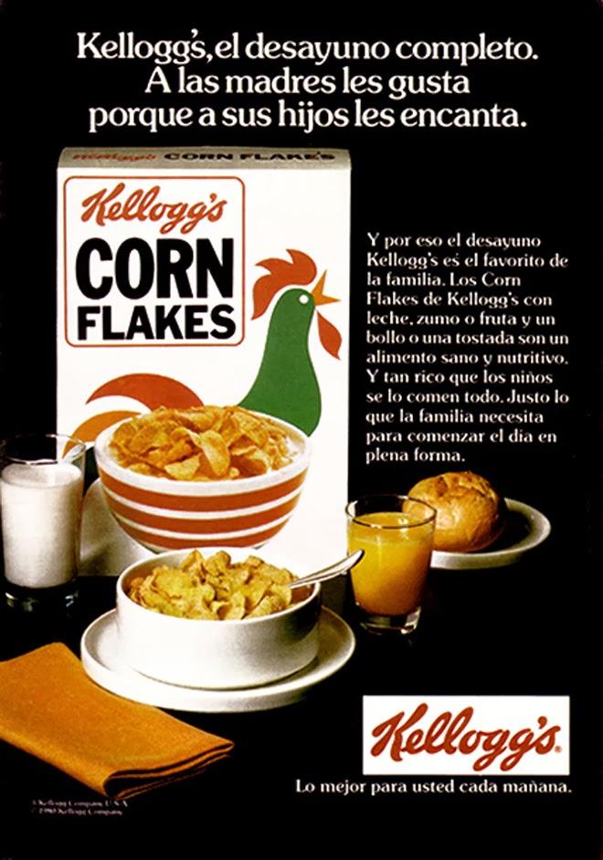 Kelloggs Publicidad de los años 80 Kelloggs Publicidad de los años 80