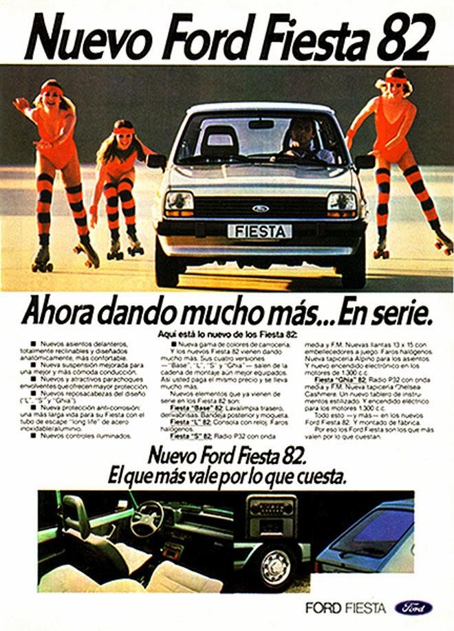 Ford Fiesta Publicidad de los años 80 Ford Fiesta Publicidad de los años 80