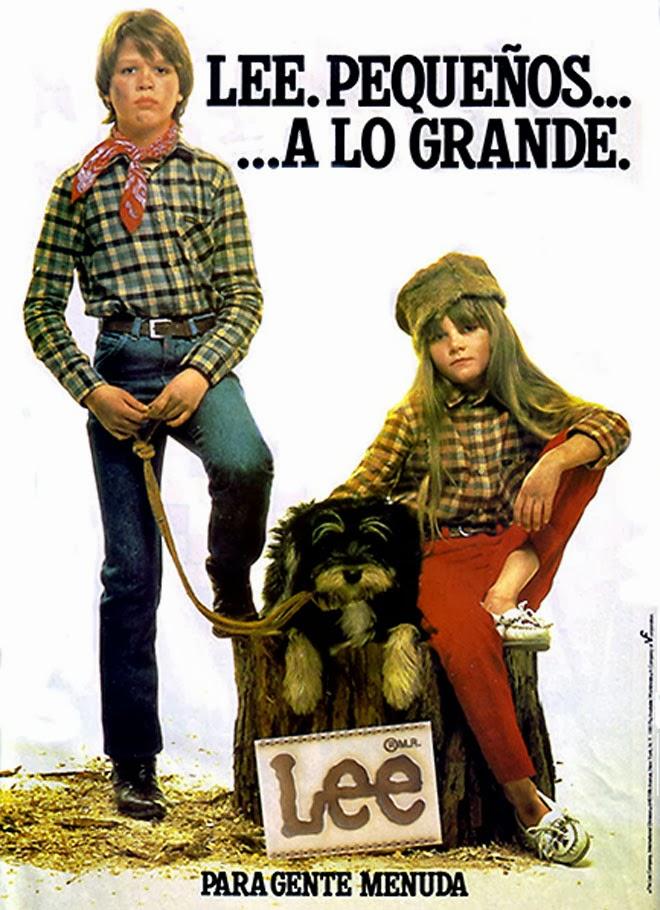 Vaqueros Lee Publicidad de los años 80 Vaqueros Lee Publicidad de los años 80