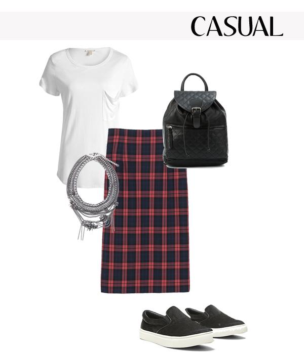 How to wear: Plaid Midi Skirt! style, plaid, midi skirt, shopping,