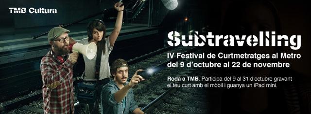 Rueda en TMB, graba un corto de 3 minutos en el metro o en el autobús y gana un iPad mini Subtravelling