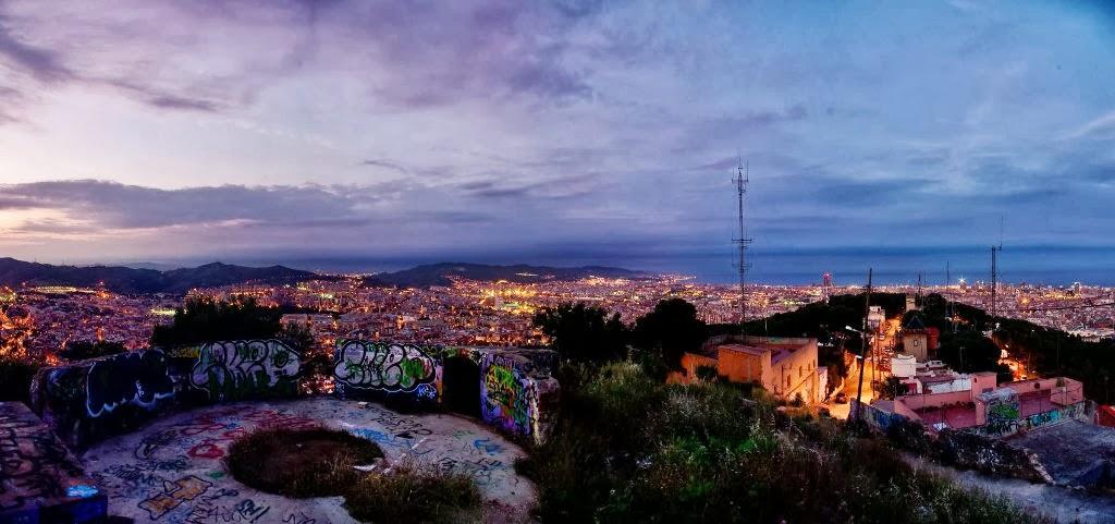 Los Bunkers del Carmelo en Barcelona