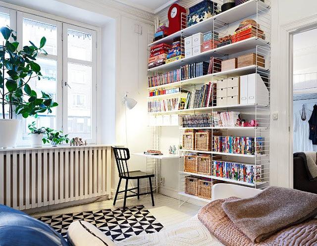 Creatividad ilimitada con las estanterías de String Creatividad ilimitada con las estanterías de String