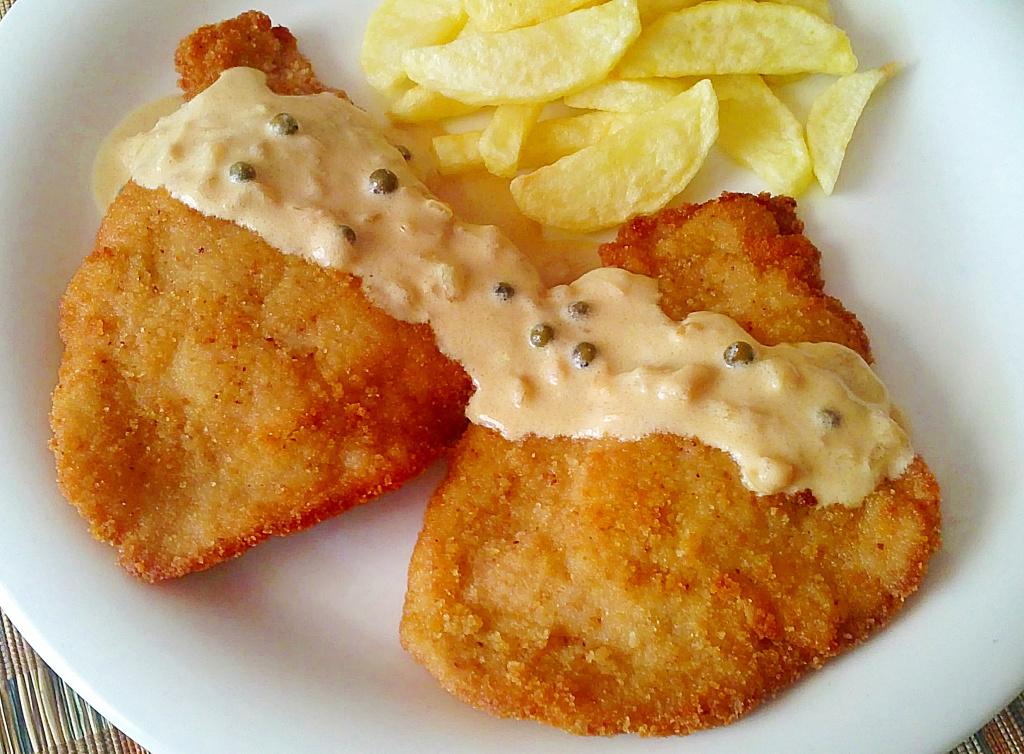 31072012374 Lomo relleno de queso con salsa Teriyaki