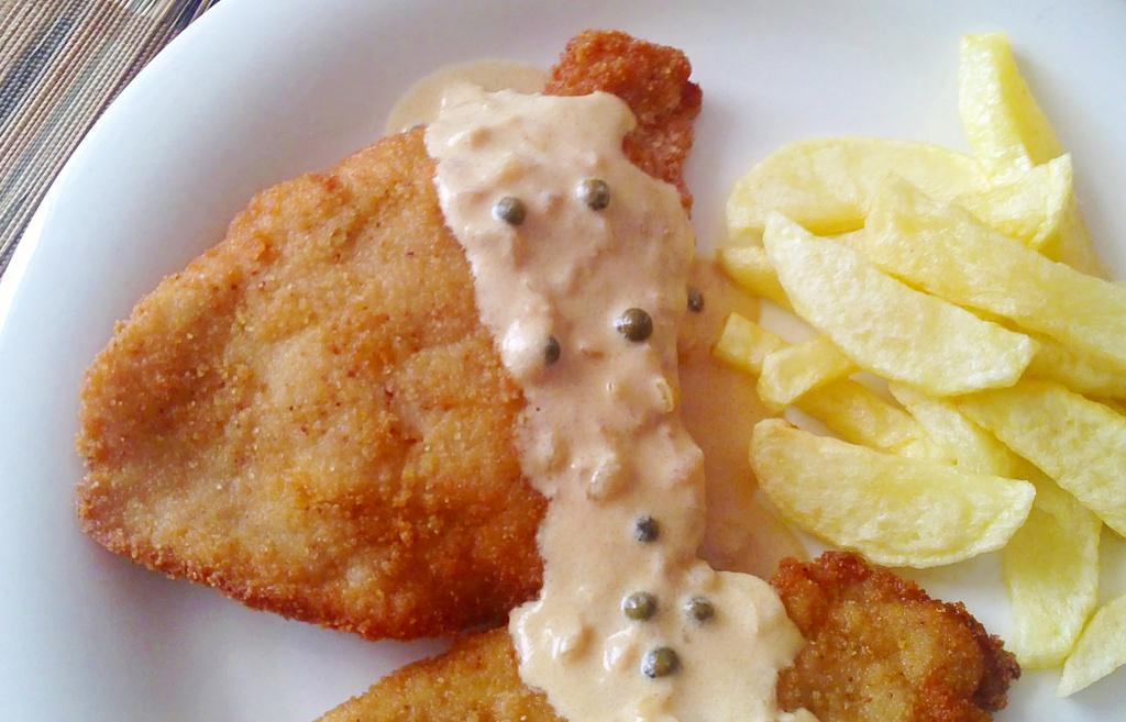 31072012377 Lomo relleno de queso con salsa Teriyaki