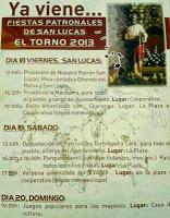 Programa de las fiestas en honor a San Lucas 2013