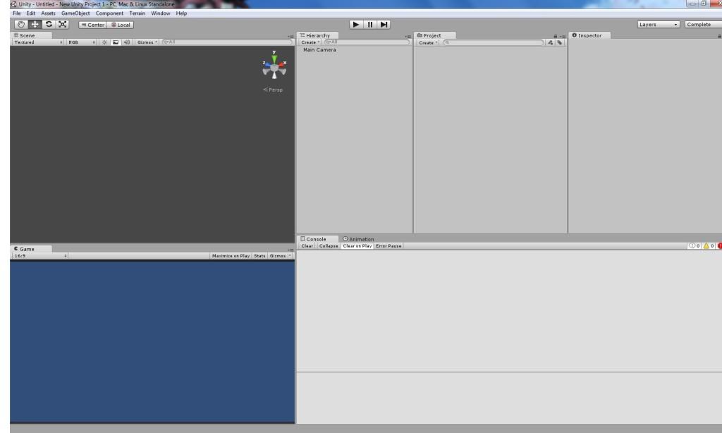 Unity window Unity 3D, el motor indie