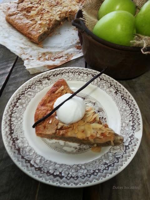 TARTA DE MANZANAS Y ALMENDRAS