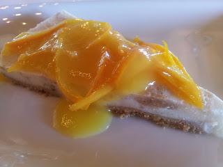Tarta de cuajada con mermelada de mandarinas con esta receta participo en el concurso TUBROCHETA by Glo