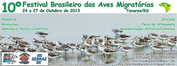 Festival Aves Migratorias Brasil 10° Festival Brasileiro das Aves Migratórias (Tavares, Brasil)