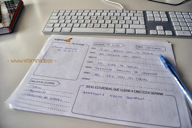 organizador semanal organizador semanal