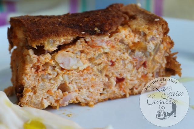 PASTEL DE LUBINA Y GAMBAS PASTEL DE LUBINA Y GAMBAS