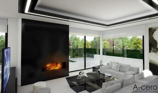 A-cero Projects IMÁGENES DE OBRA DEL PROYECTO DE INTERIORISMO PARA UNA VIVIENDA EN POZUELO DE ALARCÓN