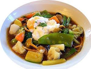 Guiso de verduras. guiso