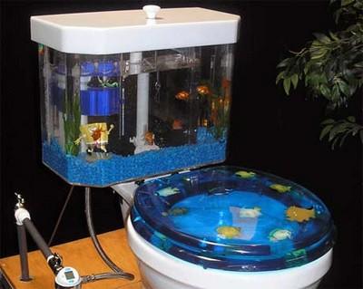 Fishn Flush : Un acuario en tu inodoro Fishn Flush : Un acuario en tu inodoro