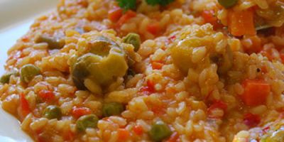 receta arroz con menestras y verduras