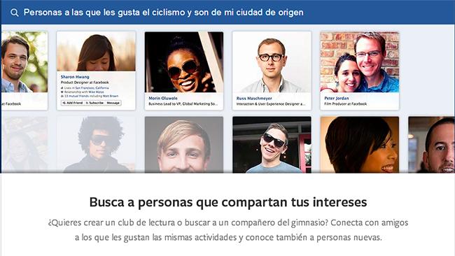 Buscar personas en Facebook Buscar personas en Facebook