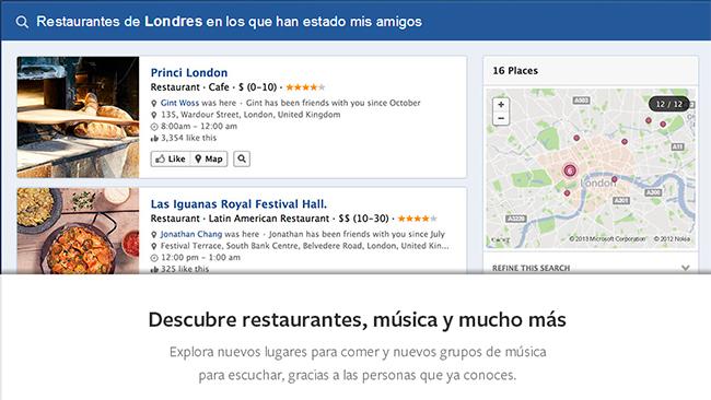 Buscar lugares en Facebook Buscar lugares en Facebook