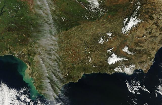 Andalucía vista desde el espacio