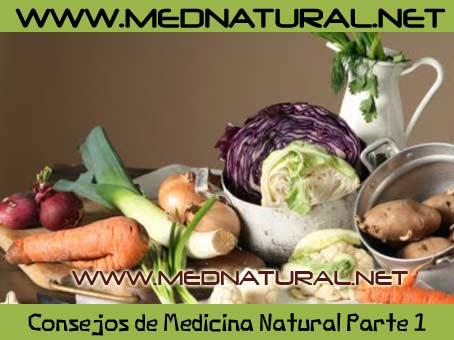 Consejos de Medicina Natural Las Verduras y Vegetales: Primera Parte