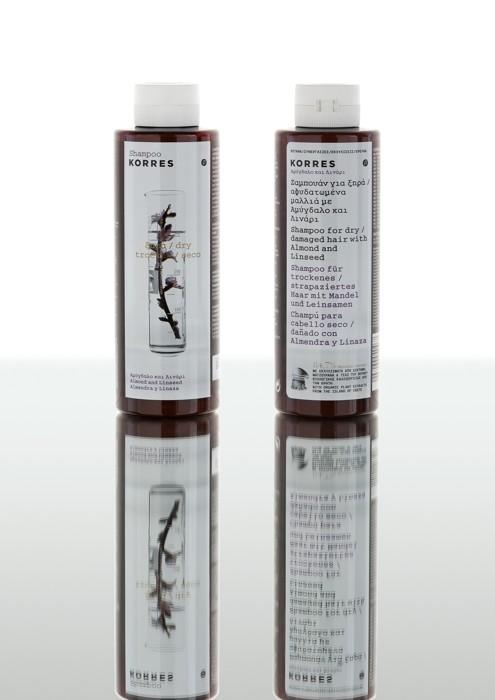 Nueva linea Capilar Korres, soluciones para Todo Tipo de Cabello Korres Champu Almendras y Linaza