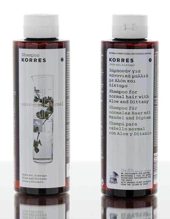 Nueva linea Capilar Korres, soluciones para Todo Tipo de Cabello Korres Champu Aloe y Dictamo