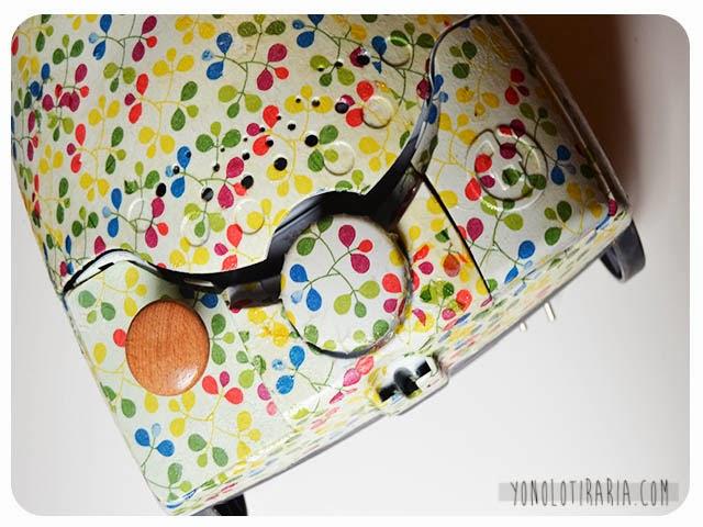 Tunear aspirador con decoupage Tunear aspirador con decoupage