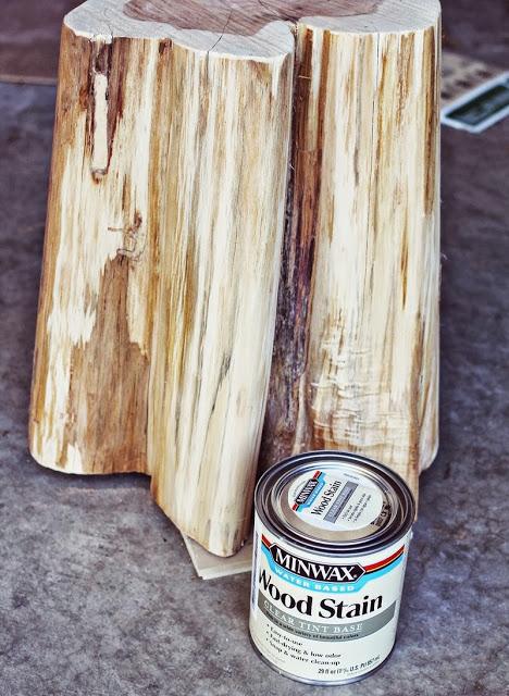 DIY Mesitas-tronco DIY Mesitas-tronco