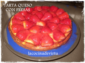 TARTA DE QUESO CON FRESAS TARTA QUESO CON FRESAS