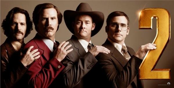 Dos tráilers completos para 'Anchorman 2: The Legend Continues'