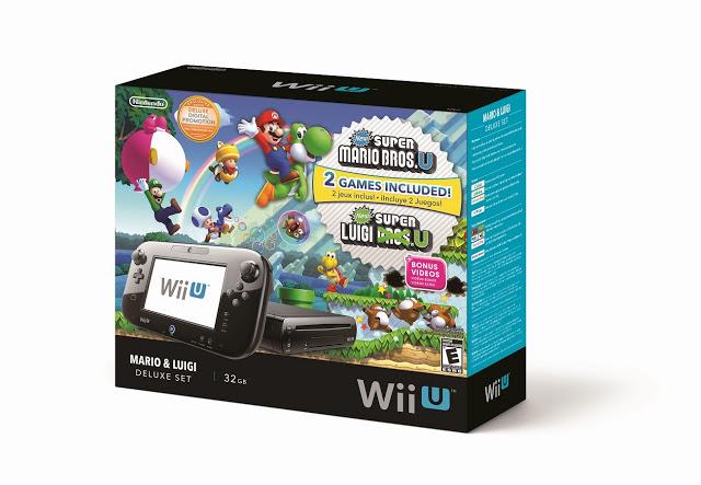 Mario y Luigi se Incorporan al Nuevo Paquete Wii U Deluxe Set