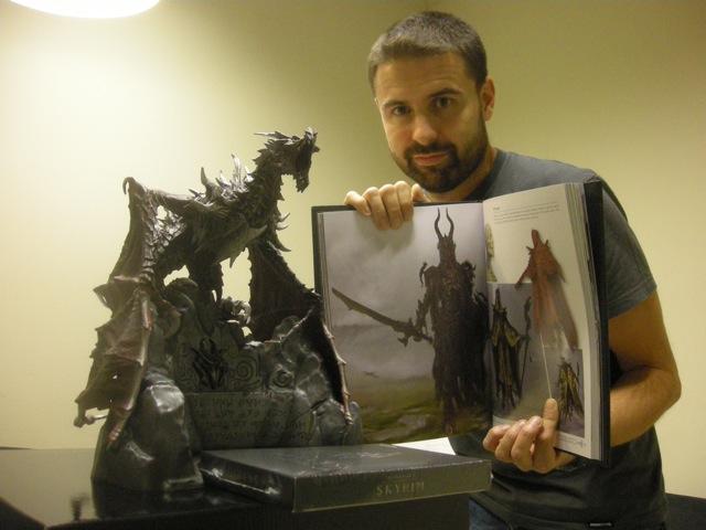 Entrevista a Dani Acal (Revista Playmanía y HobbyConsolas.com) Dani y el Skyrim
