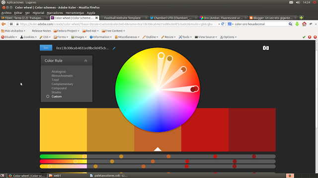 Proyecto TEWC: Paletas de colores (II) Proyecto TEWC: Paletas de colores (II)