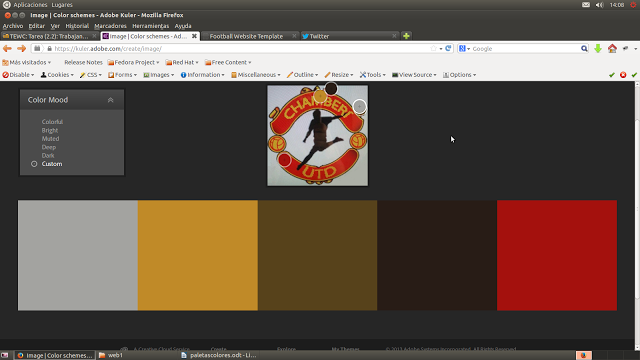 Proyecto TEWC: Paletas de colores (II) Proyecto TEWC: Paletas de colores (II)