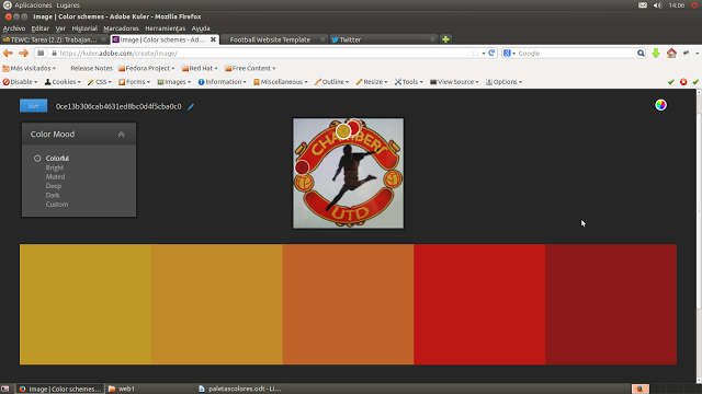 Proyecto TEWC: Paletas de colores (II) Proyecto TEWC: Paletas de colores (II)