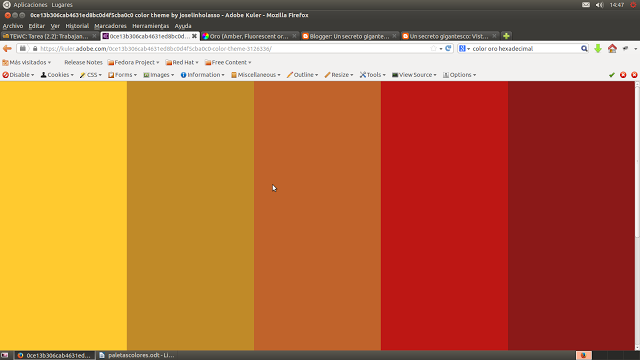 Proyecto TEWC: Paletas de colores (II) Proyecto TEWC: Paletas de colores (II)